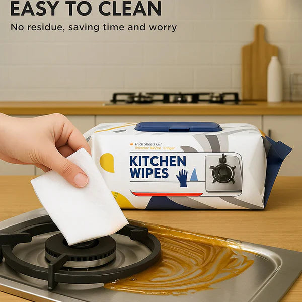 Disposable Kitchen Cleaning Wipes (PACK OF 80)